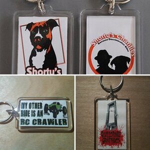 Custom Keychains/Bag Tags