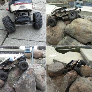 Testing out the scx10 bakcyard style