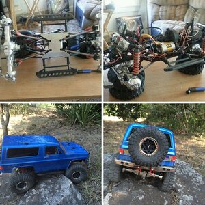 Axial SCX10 w/Pro-line Chevy K5 Body