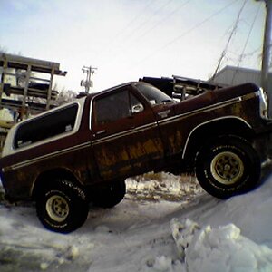 My 79 #9 $00 bored .40 over flat top pistons, and alot of other neat stuff.  Truck had like 450 hp with 10:1 compression, locked 9 in with 4 in lift a