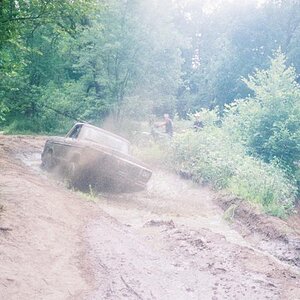 Wife driving the bronco