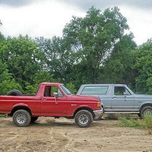 Bronco 10 the 91 and #11 is the gray 87 i picked up from a farmer for 150.00 and resold on ebay for over 800.00 with out adding any money to.