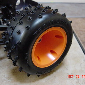 Brand new 20 year old Team Losi JRX-T tires and wheels - gotta love vintage!!!