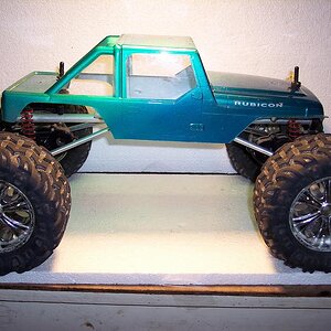 My first clod super, which had a TCS stick chassis. This rig was sold as a roller.