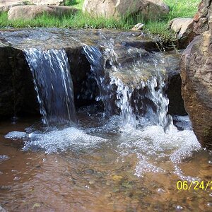 A water fall at a local crawl spot.