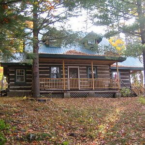 Danford Lake cottage exterior fall