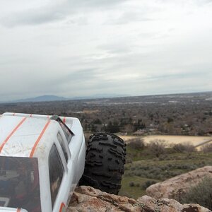 a view to the south west, one of the favorite crawl spots "Blackrock" is there across the great salt lake