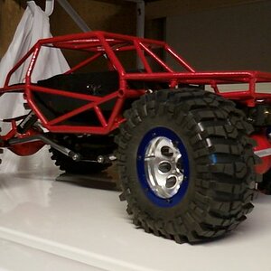 Axial Scorpion AX10 with Proline Tube Chassis and GMADE Shocks.