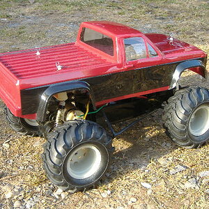 tamiya grasshopper with a crp monster truck conversion