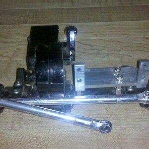 Front Axle with Servo Mount Top