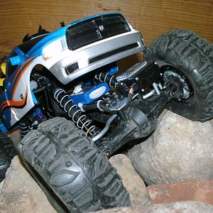 The dodge boday was actually hacked from a walmart toy.  As was the four wheeler