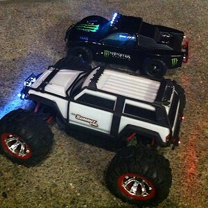 Traxxas SLash Mini & Summit 1/16 with KC_Jones light kits. $12 You cant beat that.