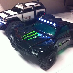 Traxxas SLash Mini & Summit 1/16 with KC_Jones light kits. $12 You cant beat that.