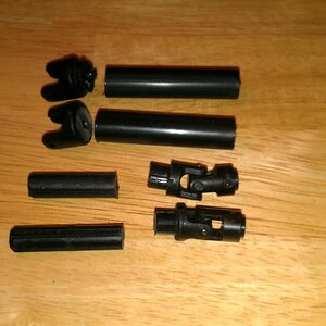 Driveshaft pieces.