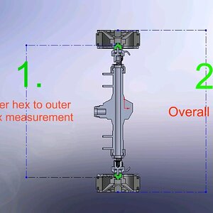 axial axle assemble with wheels on for hub ref with text