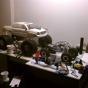 Next to my home built 2.2 crawler.