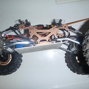 Modified chassis with skid