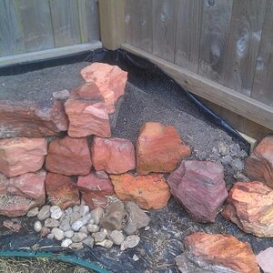 Building micro rock garden