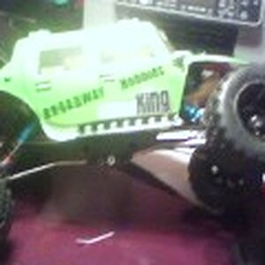 bought on ebay in 07'
custom skull frame
rear dig/hummer body