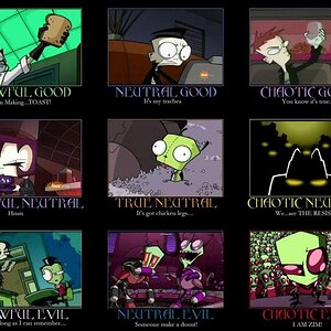 Invader ZIM Alignment by ChopSilverBlood