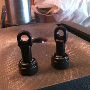 First set of cap ends.  Used some HPI 4M x 10 screws, liquid gastket, and Revo Ends