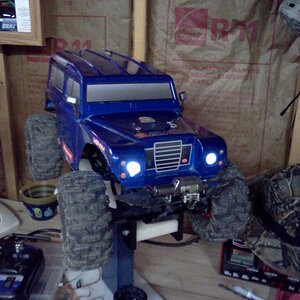 Gave it head and tail lights and a winch