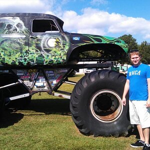 90's ish digger and me herp-derpin at the same truck I probably went ape shit over 15 years ago.