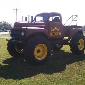 Must let you ride around in it for a fee. You have to respect the nostalgia of it, but these days any mud pit is surrounded by things that'd pull the 