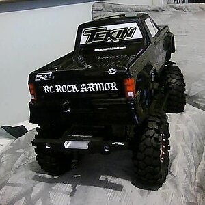 RC Rock Armor rear bumper w/lights