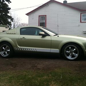 My 2005 Mustang custom. *[Won 3rd place trophy on June 02,2012 @ the "FAT GUYS" carshow in Thunder Bay, Ontario, Canada].