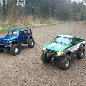 Out on the trails in UK forest with Mel-Jay's Venom Rubicon