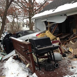 Car crash through my house at 80mph