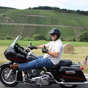 Me riding in Germany near BurnKastel Kuez 2009.