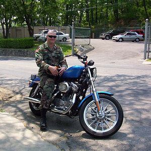 2004 Sporty and me. Yep Retired Army.