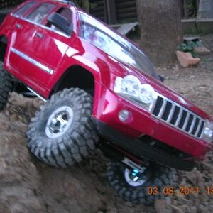 custom Jeep Cherokee 1:5 scaler with Portals and CR01 driveline