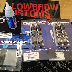 Proline Shocks #6063-01, Universal Mounting Kit #606305, 30Wt Shock Oil