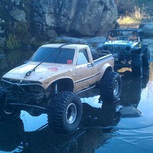 Jones Creek, Tillamook, OR. Ice pond.