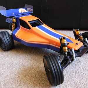 All aftermarket parts with trailing arms original  RC10 my favorite shelf queen