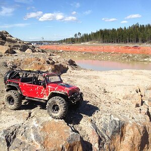 A picture from the Finnish RC Crawling Series event #2 @ Kuopio, Finland.