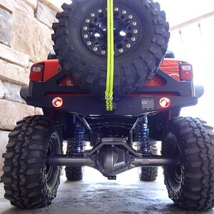 RC Rock Armor Rear Bumper with Recovery Strap