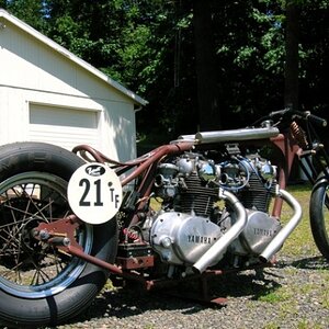 Early 1970 era Twin Engine Yamaha Top Fuel