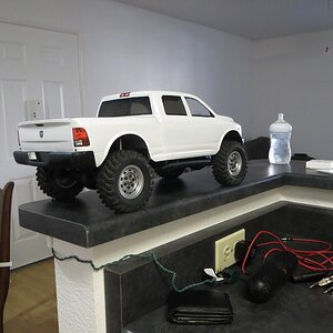 Proline Ram decals for better detail. Axial's Power wagon decals left much to be desired. 
Scx10 Ram 2500/Power wagon