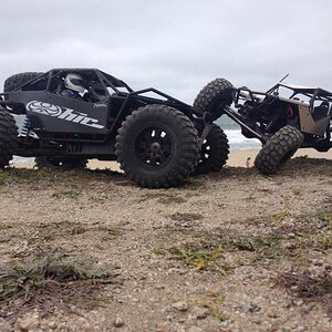 My Yeti XL and Wraith getting ready for some fun in the sand and rocks