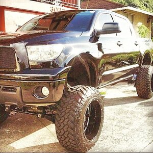 My dads old 12" tundra on 22x14s and 37" trail grapplers