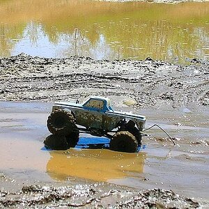 Muddin' like the big dogs do.