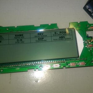 Top view of main circuit board.