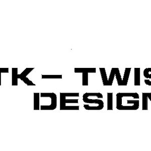 TK designs black and white