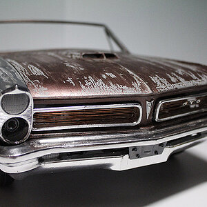 46_1965 Pontiac GTO convertible coupe front lights bumper hood