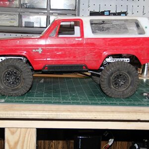 Vattera Ascender 1.9 Scale Comp Truck With Homebrew Chassis from 149 R/C WORX ( Nerby149 ), 
Build used: Homebrew Aluminum Chassis rails
             