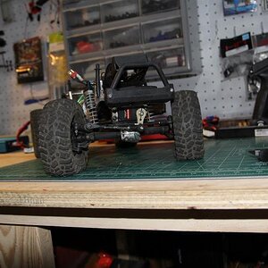 Vattera Ascender 1.9 Scale Comp Truck With Homebrew Chassis from 149 R/C WORX ( Nerby149 ), 
Build used: Homebrew Aluminum Chassis rails
             